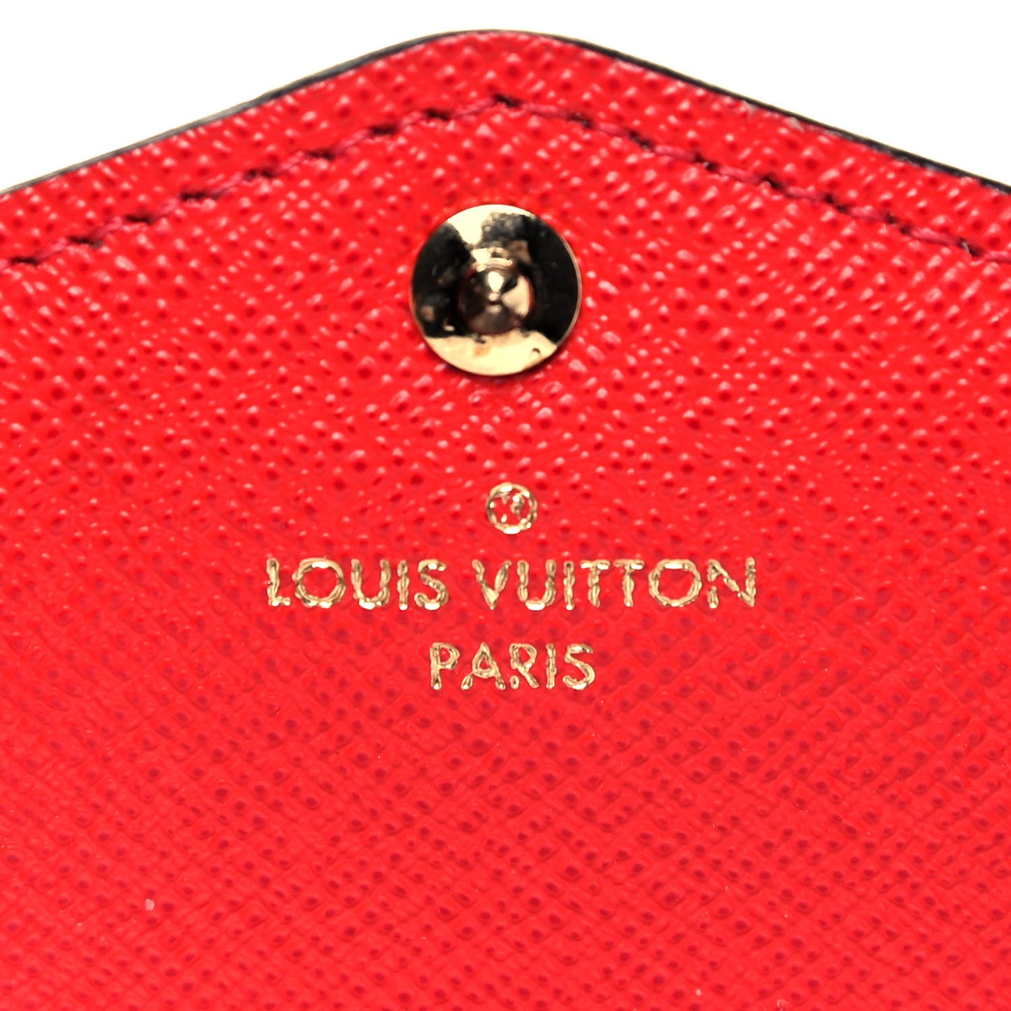 Monogram Sarah Wallet NM Coquelicot