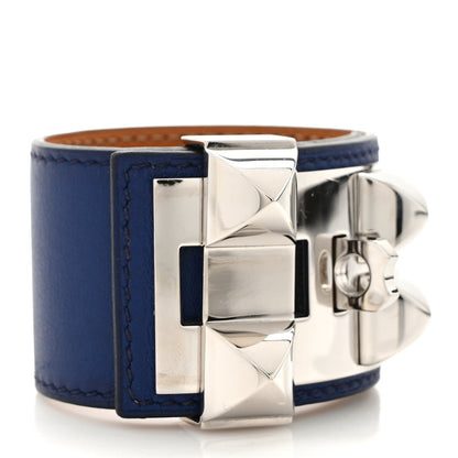 Hermes Swift Collier de Chien CDC Bracelet XS Bleu Saphir 3 of 6