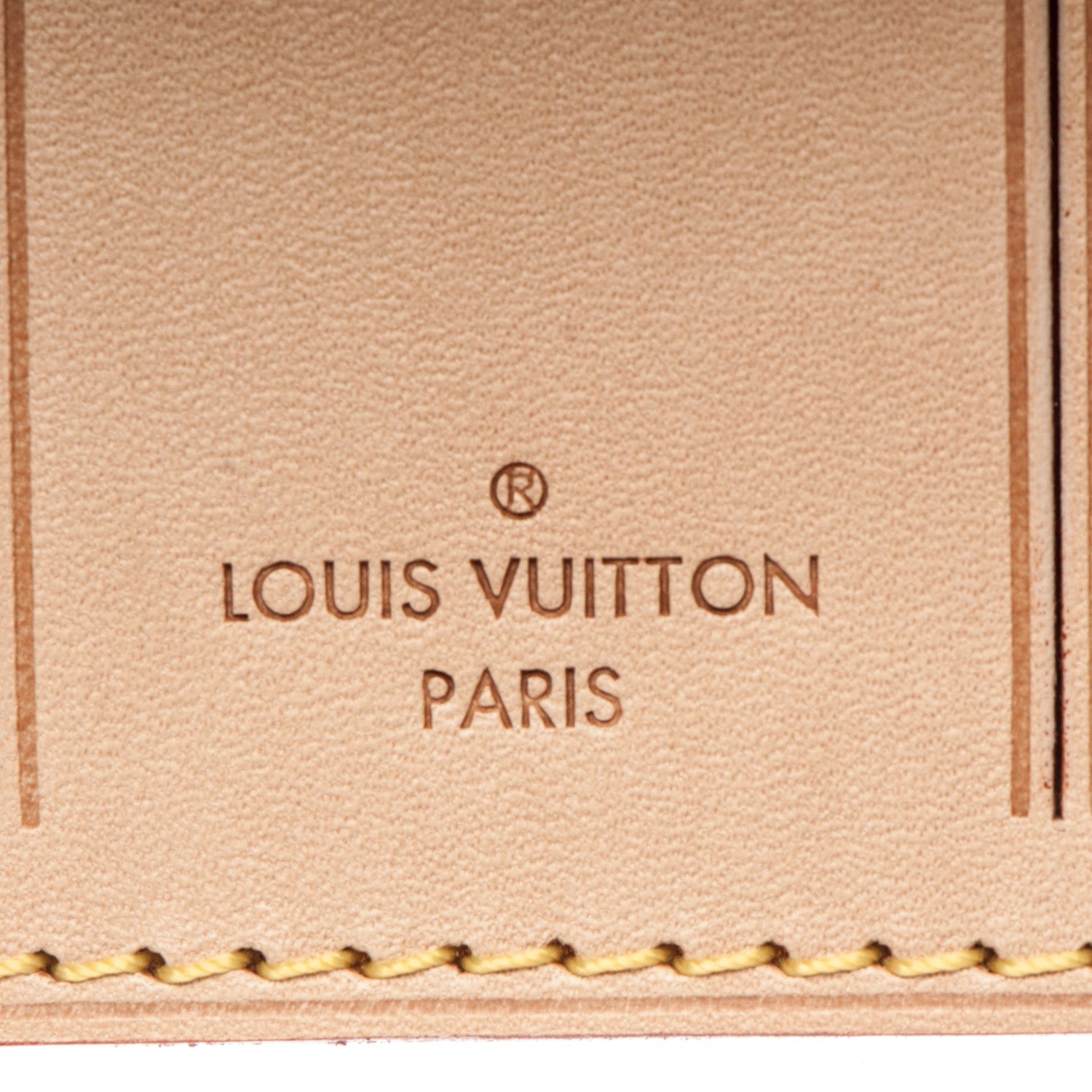 Louis Vuitton Vachetta Luggage Tag 4 of 4