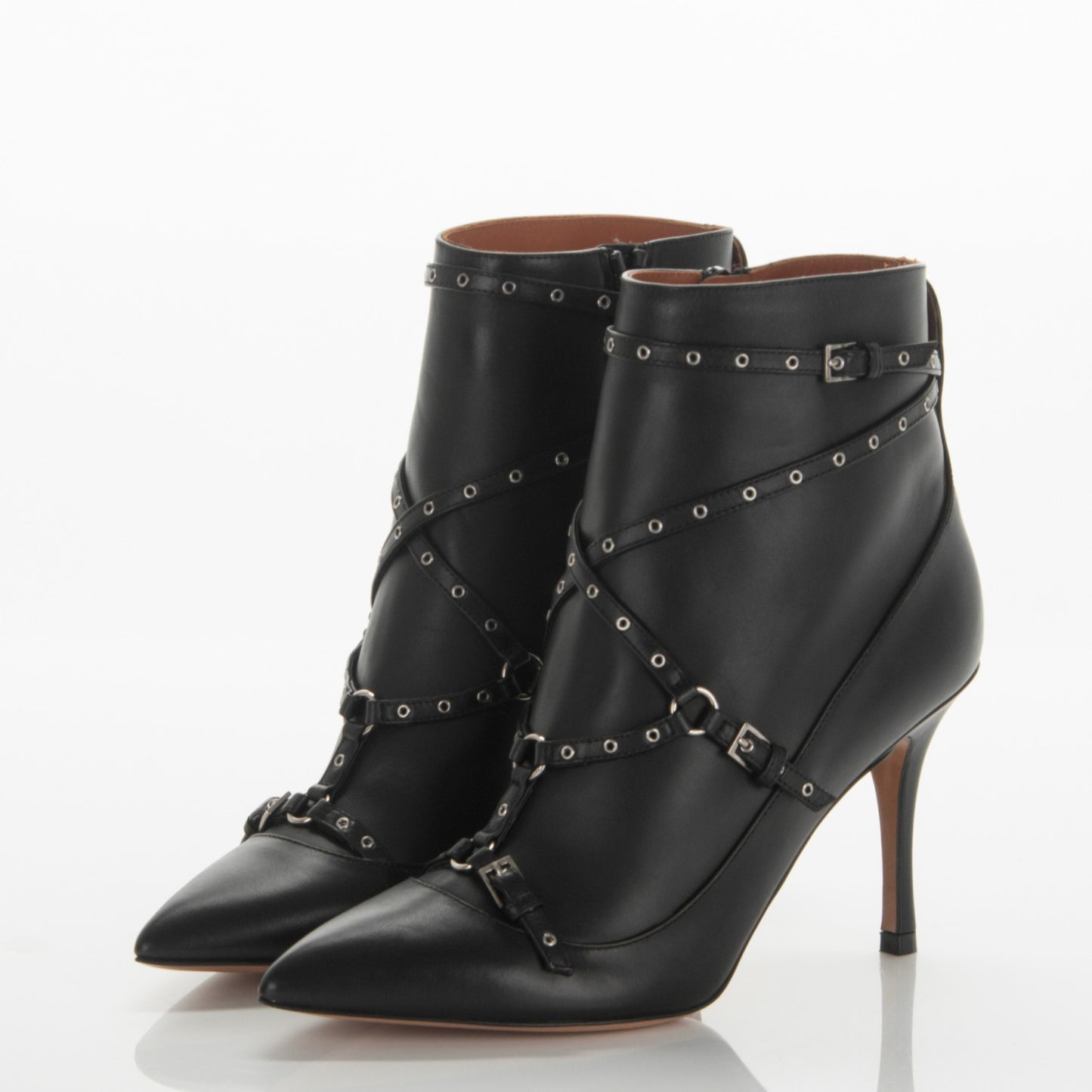 Nappa Love Latch 100mm Ankle Boots 38 Black