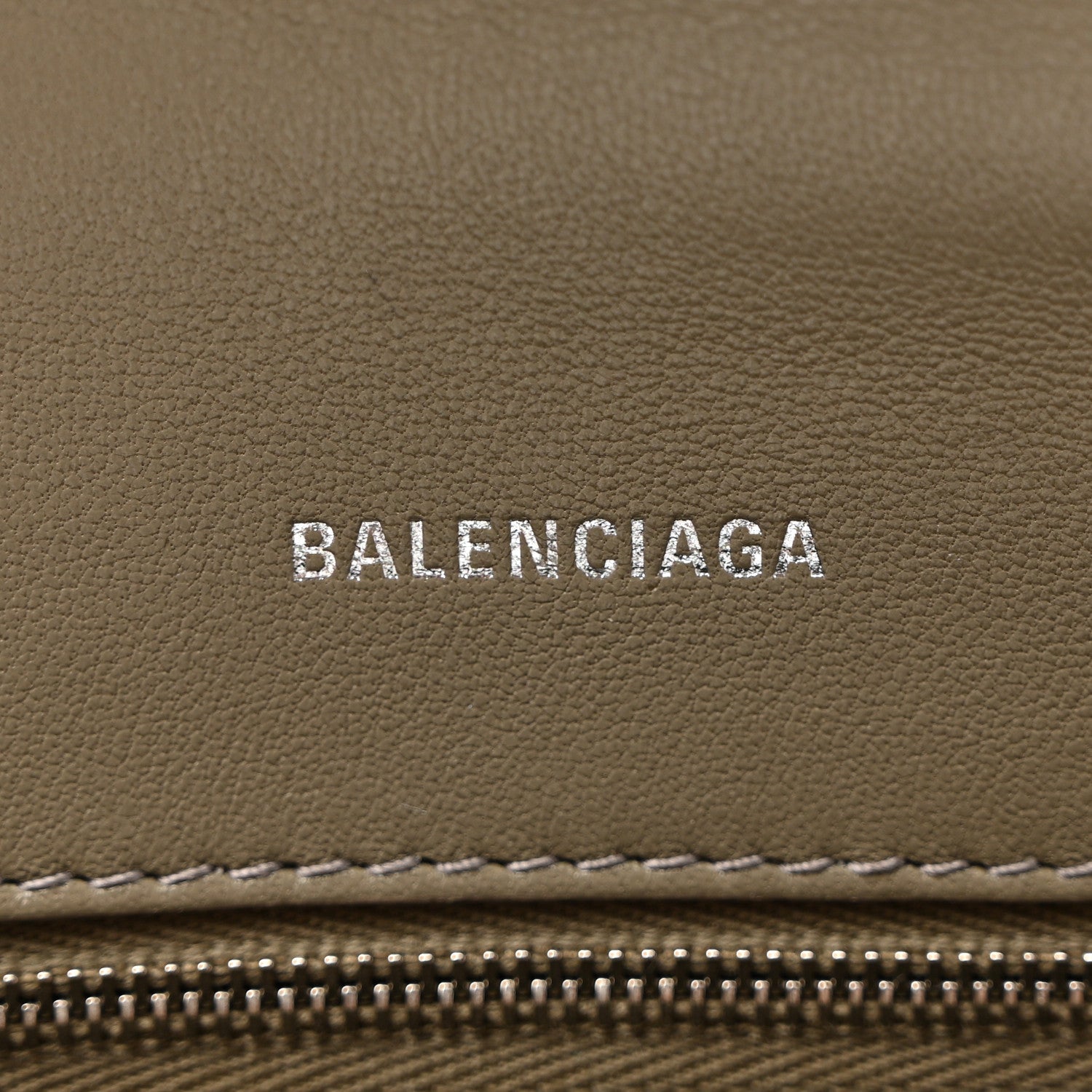 Balenciaga Calfskin Snake Effect Small Hourglass Top Handle Bag Black White 5 of 8