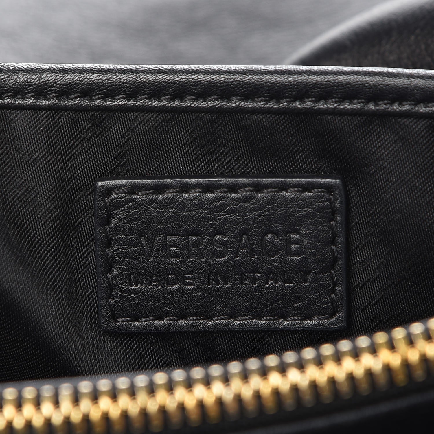 Versace Patent Vanitas Shoulder Bag Black 6 of 12