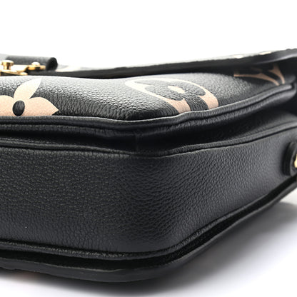 Louis Vuitton Empreinte Monogram Giant Pochette Metis Black Beige 8 of 9