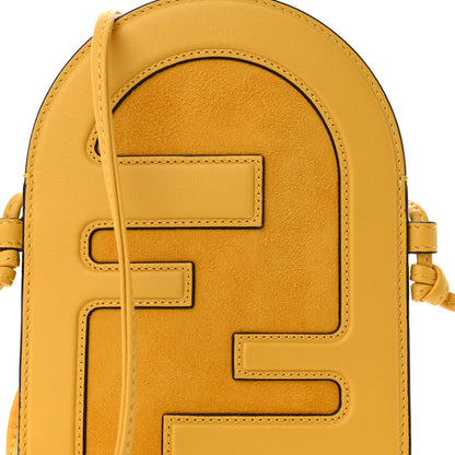 Fendi Vitello Grace Camoscio O'Lock 12 Pro Phone Pouch Mimosa 10 of 13