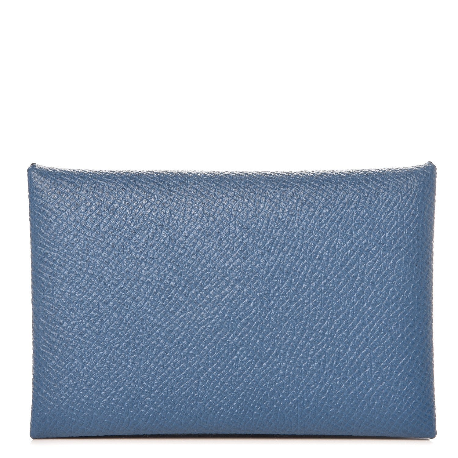 Hermes Epsom Calvi Card Case Bleu Agate 1 of 7