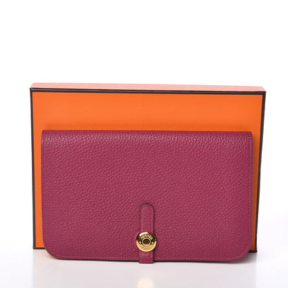 Hermes Togo Dogon Duo Wallet Tosca 10 of 10