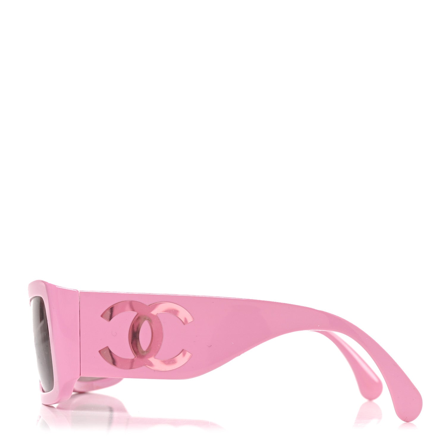 Chanel Acetate Polarized Rectangle Sunglasses 5526-A Pink 3 of 7