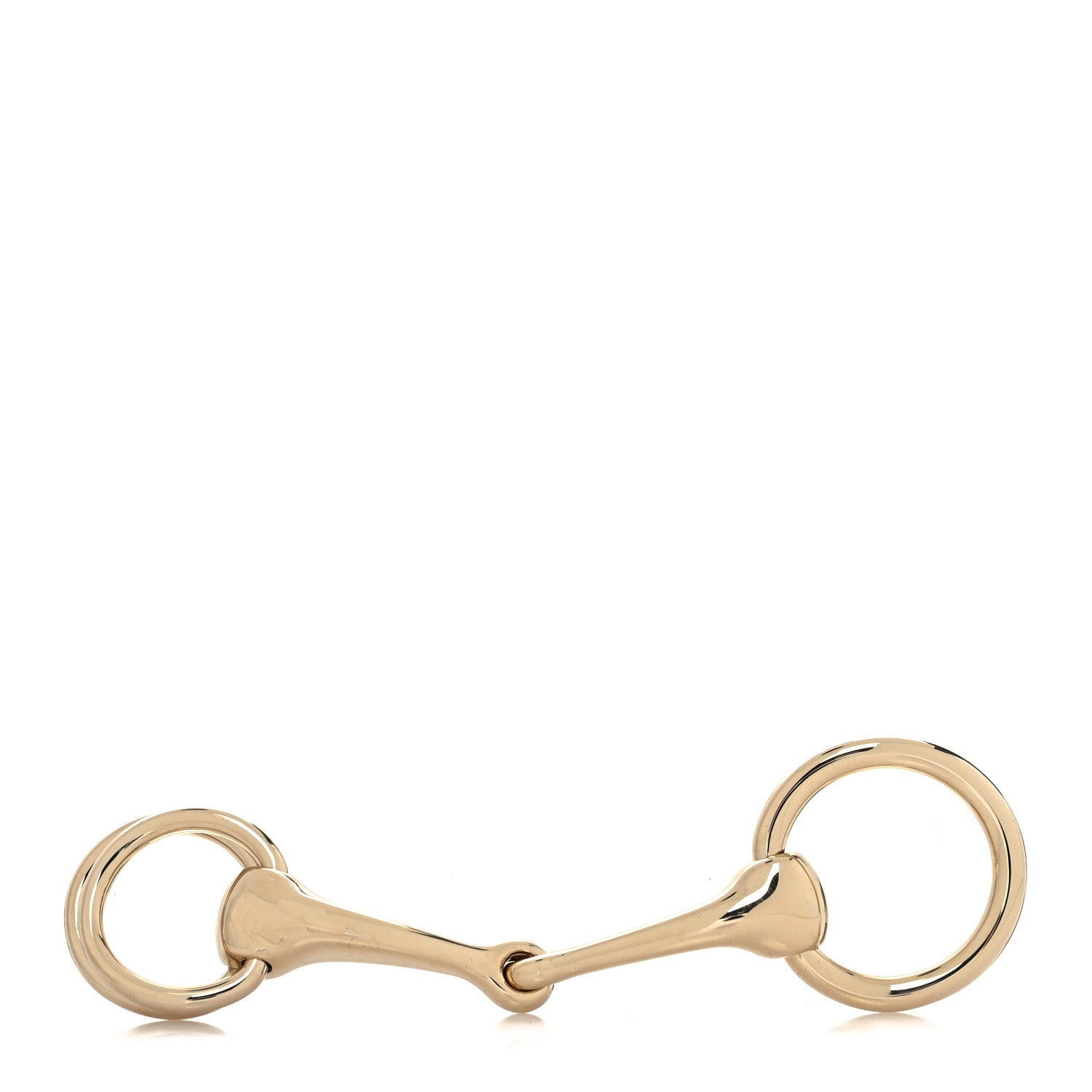 Hermes Permabrass Mors Scarf Ring Gold 1 of 4