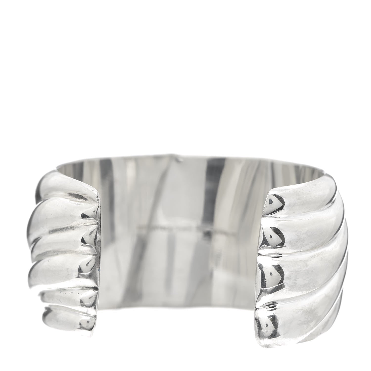 Tiffany Sterling Silver Swirl Cuff Bracelet 3 of 4