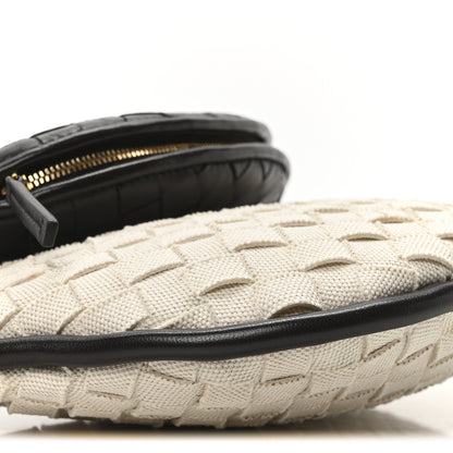 Bottega Veneta Canvas Nappa Intrecciato Small Gemelli Natural Fondant 9 of 10