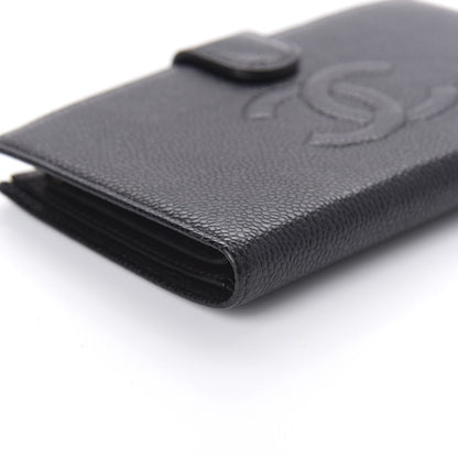 Chanel Caviar Timeless CC French Wallet Black 6 of 10