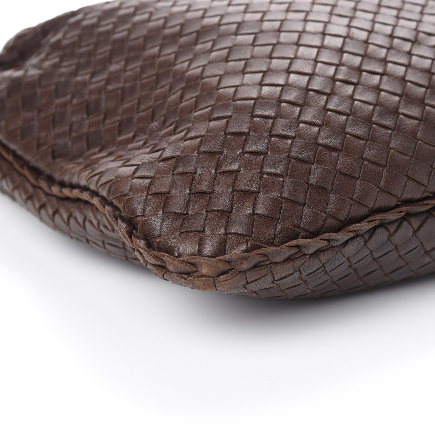 Bottega Veneta Nappa Intrecciato Large Veneta Hobo Ebano 9 of 10