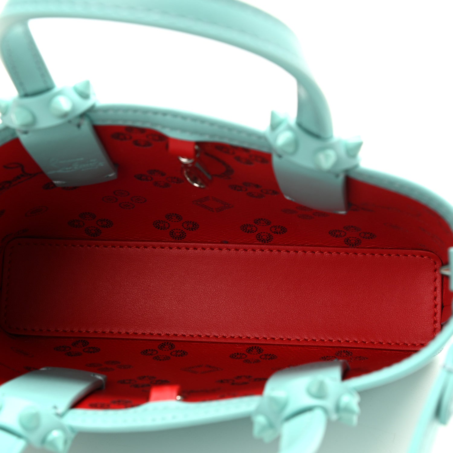 Christian Louboutin Calfskin Loubinthesky Nano Cabata Tote Bermuda 5 of 11
