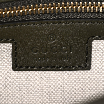 Gucci Roxy Calfskin Medium Blondie Top Handle Bag Forest Green 5 of 9