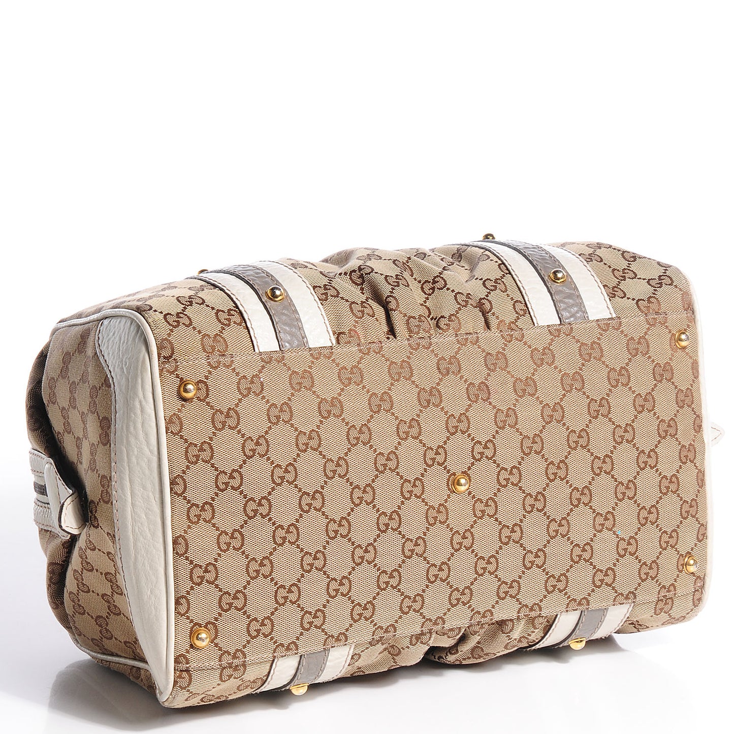 Monogram Interlocking Medium Boston Off White