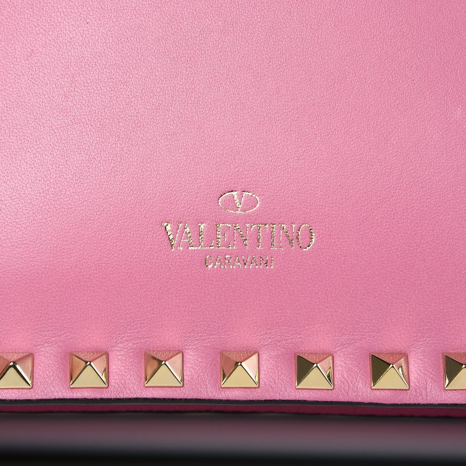 Valentino Garavani Nappa Rockstud Wristlet Clutch Ninphea 7 of 9