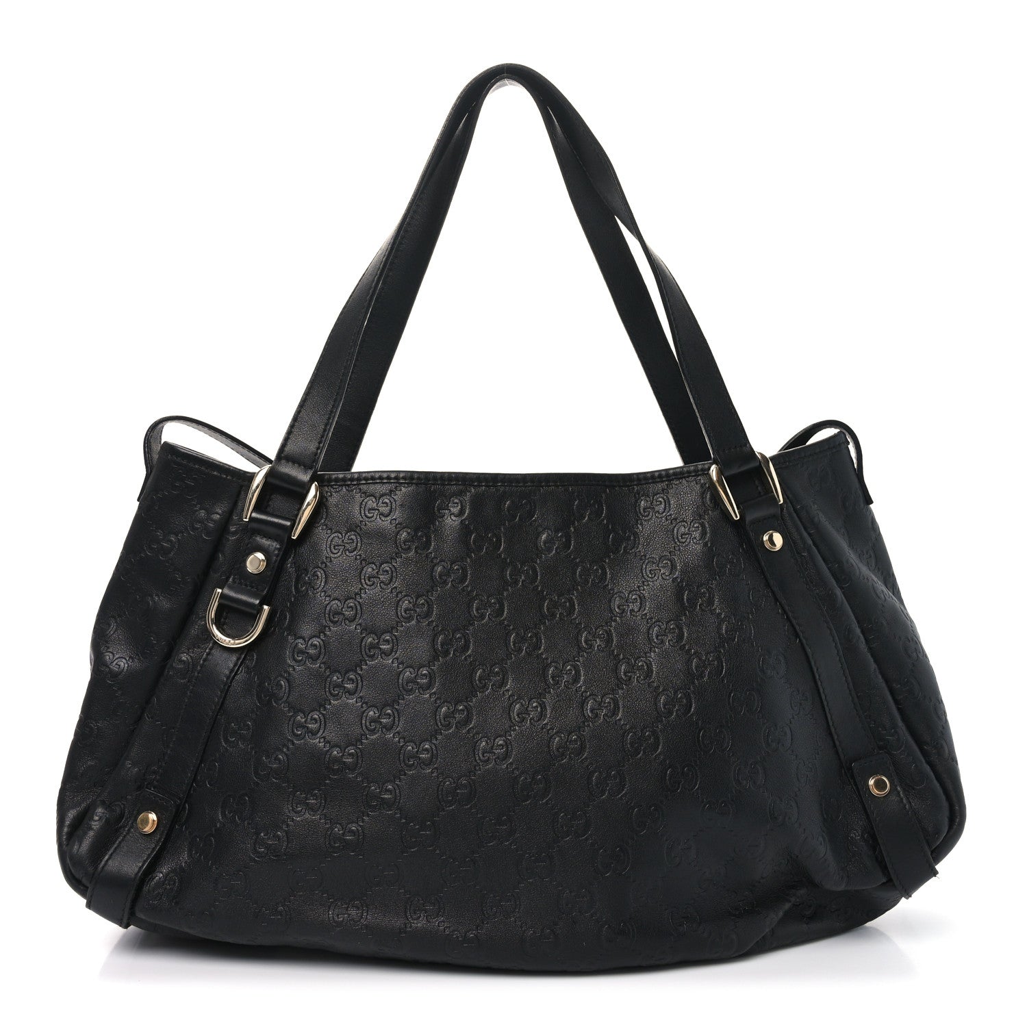 Gucci Calfskin Medium Abbey Shoulder Bag Black 1 of 10