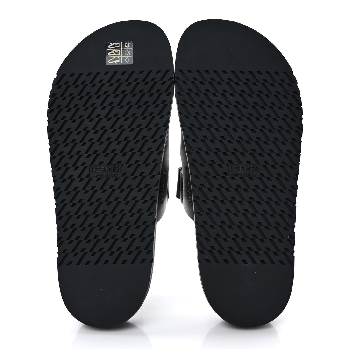 Calfskin Womens Chypre Sandals 39.5 Black