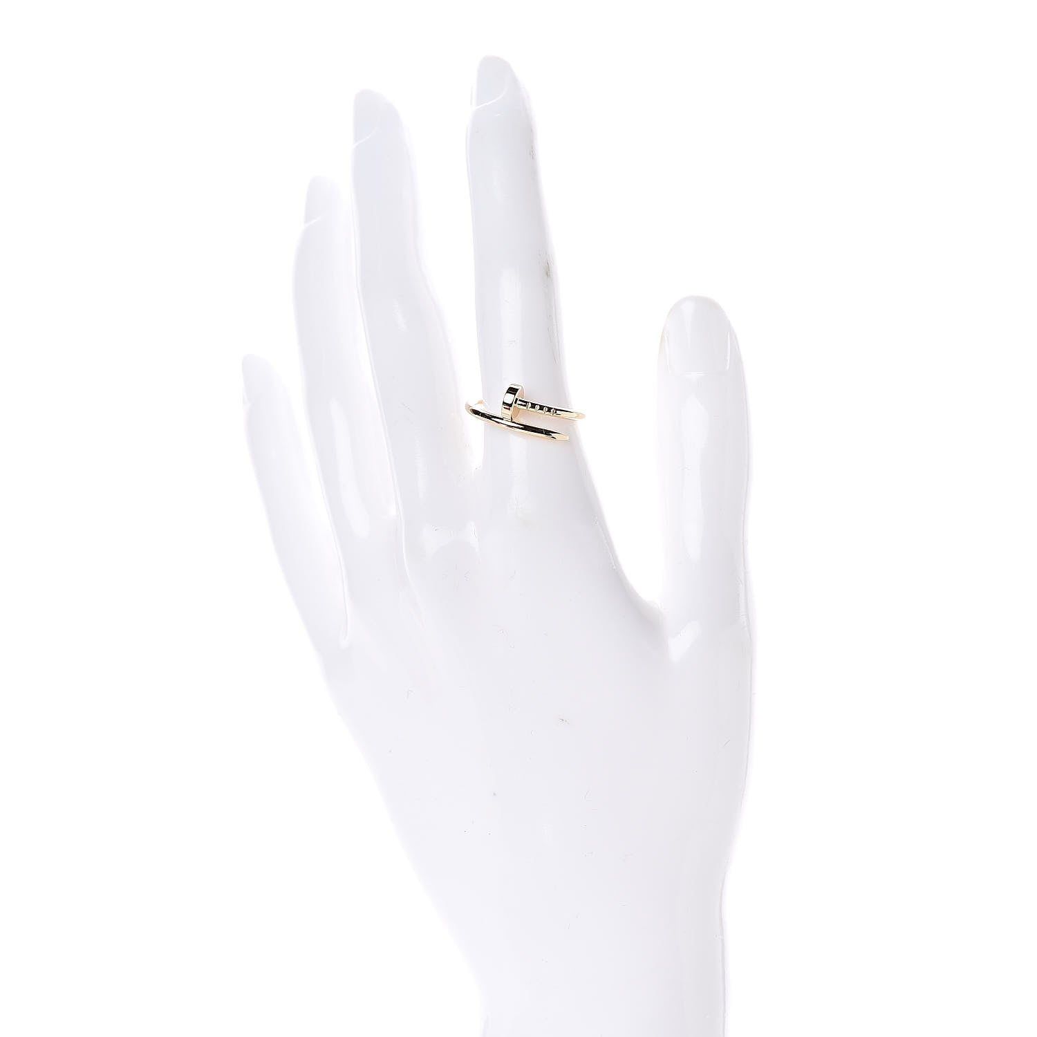 Cartier 18K Yellow Gold Small Juste Un Clou Ring 52 6 2 of 7