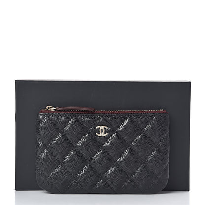 Chanel Caviar Quilted Small Cosmetic Case Black 8 of 8