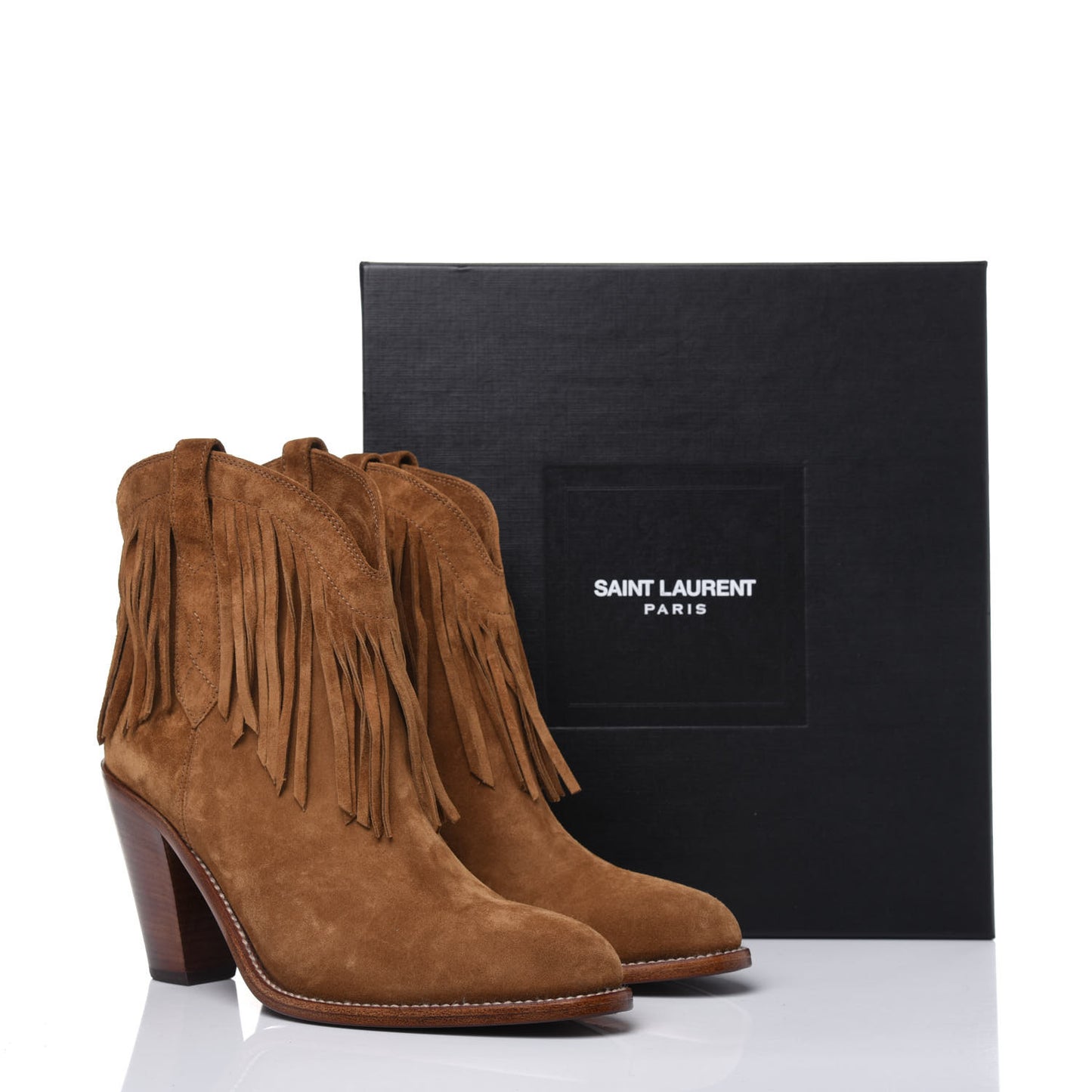 Suede Fringe Curtis 80 Ankle Boots 39 Light Tan