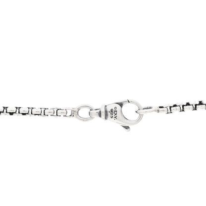 David Yurman Sterling Silver 1.7mm Baby Box Chain Necklace 24" 4 of 4