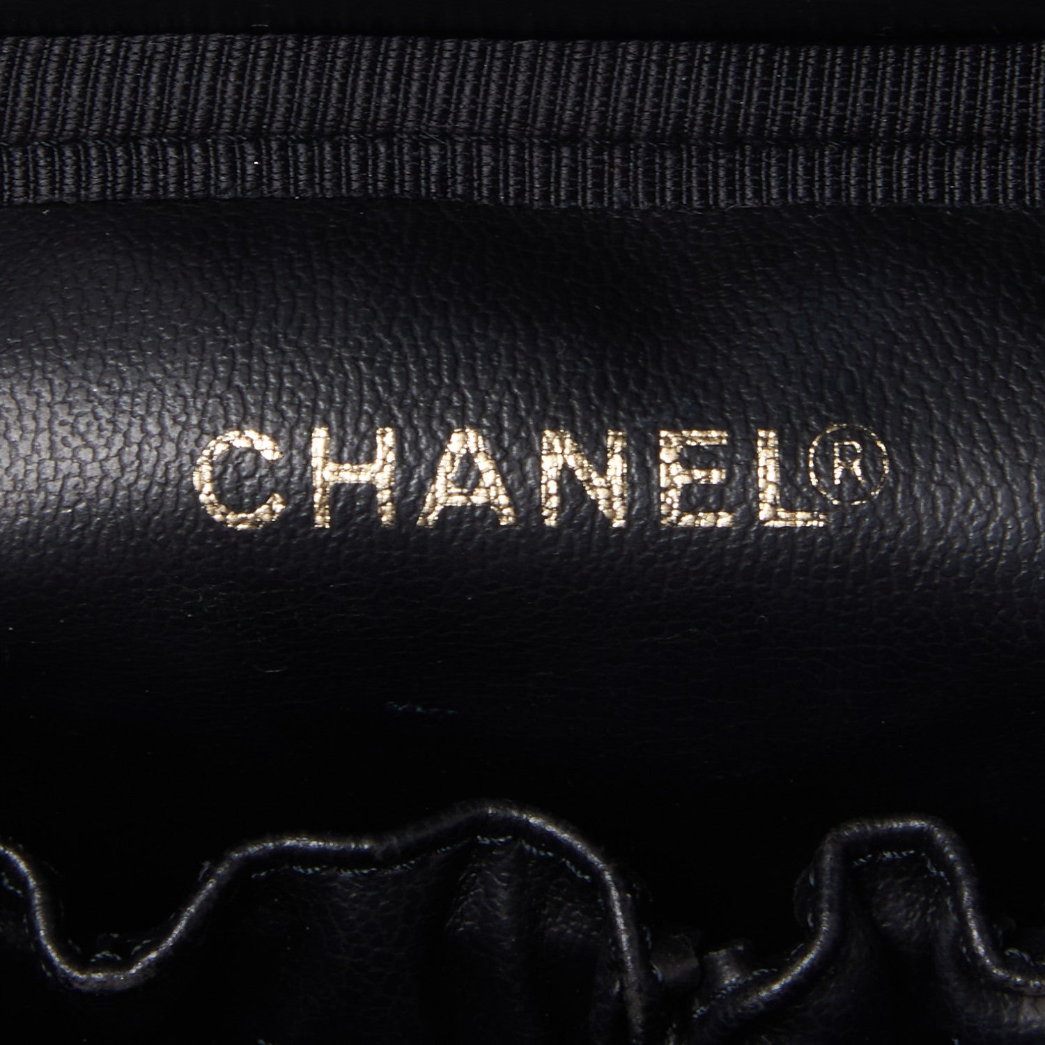 Chanel Caviar Vanity Cosmetic Case Black 8 of 9