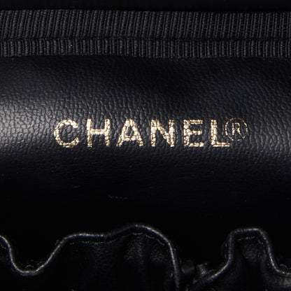 Chanel Caviar Vanity Cosmetic Case Black 8 of 9