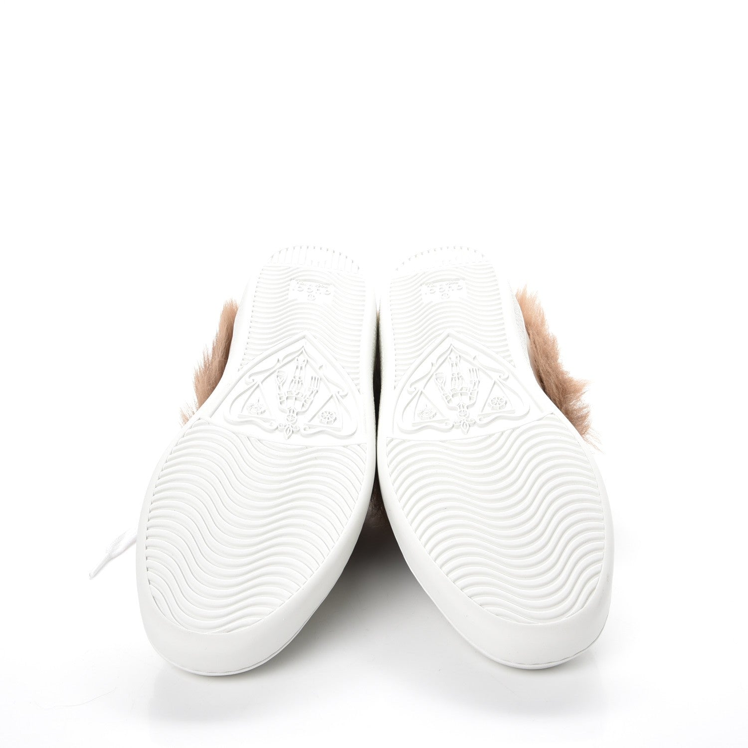 Gucci Calfskin Wool Web Bee Embroidered Womens Ace Sneakers 38.5 White 5 of 10