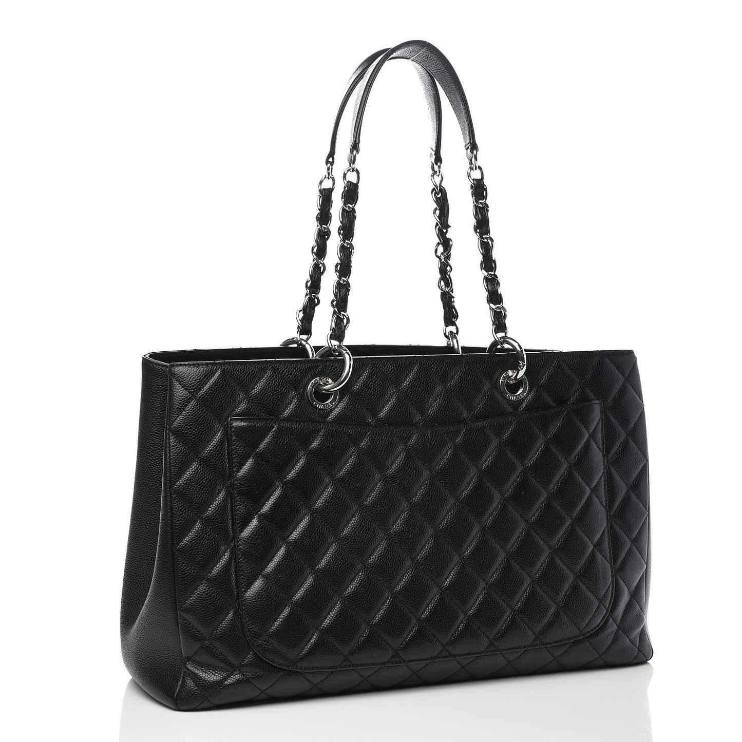 Caviar Quilted XL Grand Shopping Tote GST Black