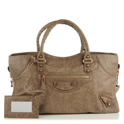 Balenciaga Agneau Giant 12 Rose Gold Hardware Part Time Gris Poivre 1 of 6