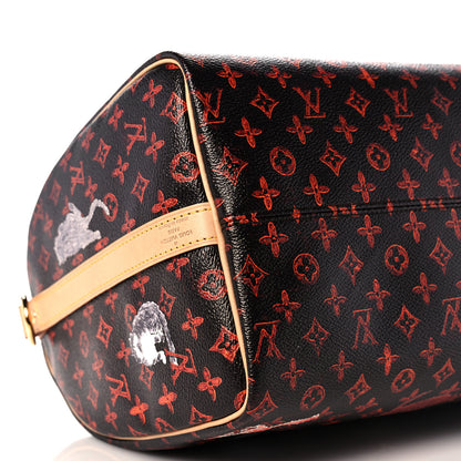 Louis Vuitton Catogram Speedy Bandouliere 30 Marron 11 of 14