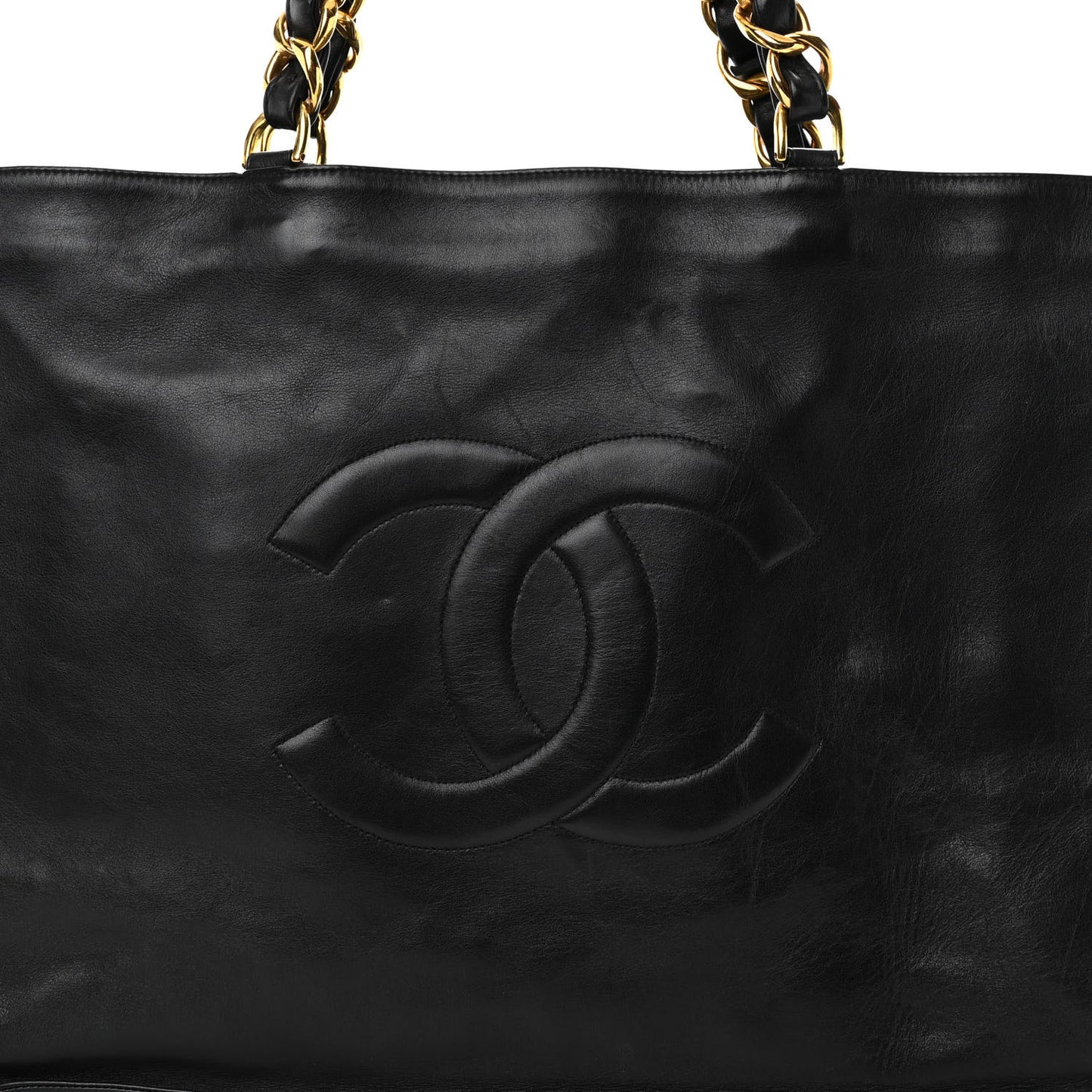 Lambskin CC Tote Black