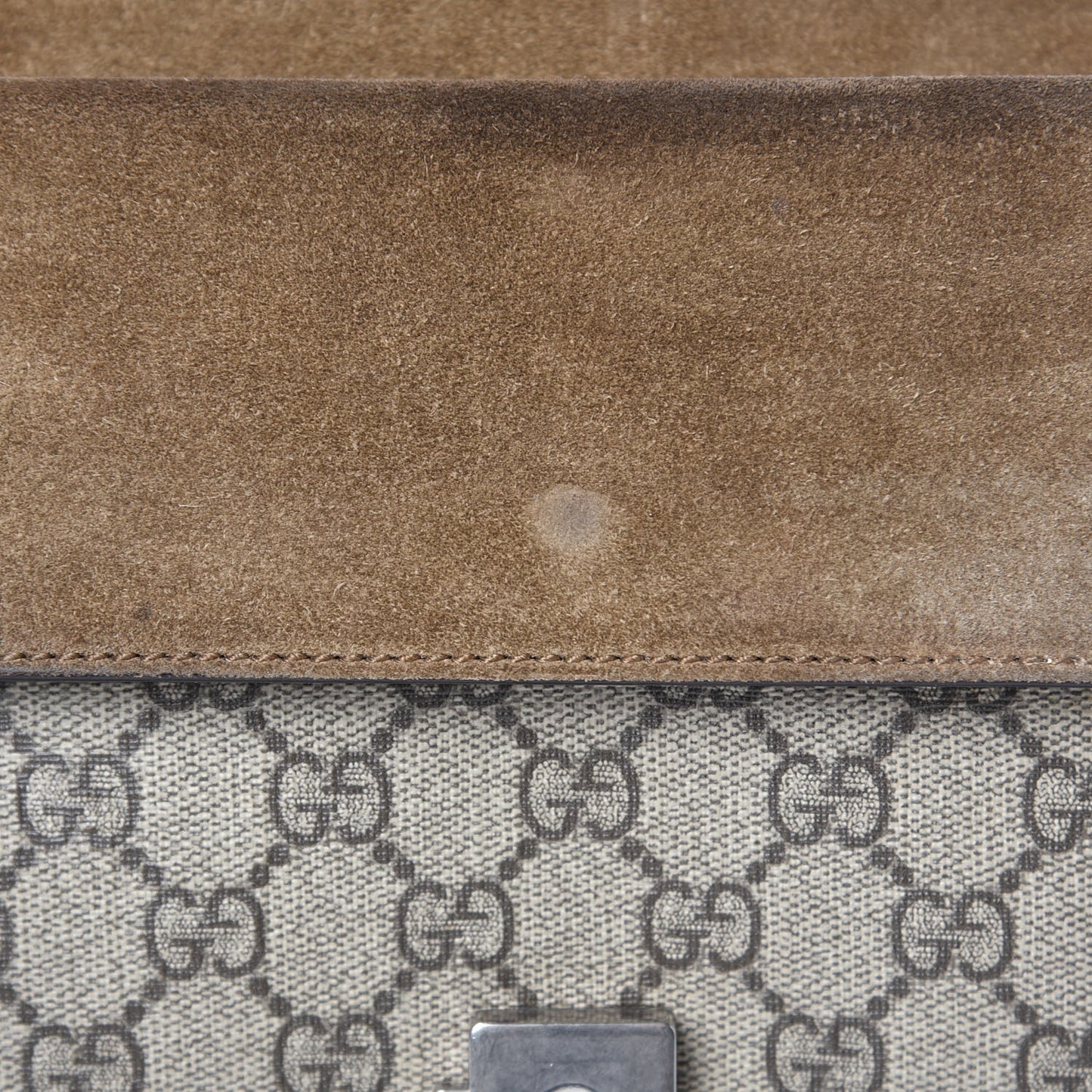 GG Supreme Monogram Mini Dionysus Shoulder Bag Taupe