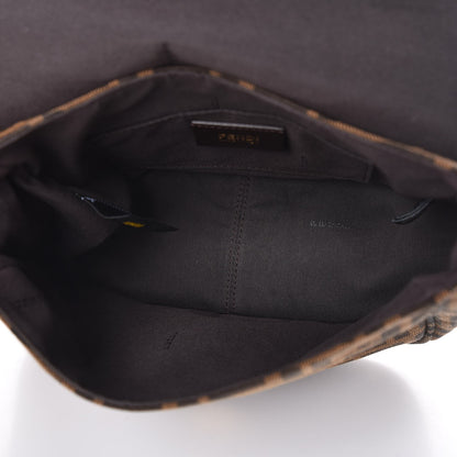 Fendi Zucca Vitello Artic Small Messenger Bag Tobacco Castagna 5 of 7