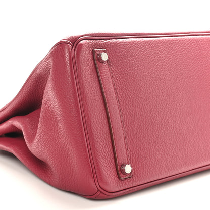 Hermes Taurillon Clemence Birkin 35 Rubis 9 of 11