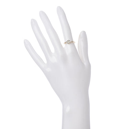 Cartier 18K Yellow Gold Diamond Hindu Floral Ring 52 6 2 of 6