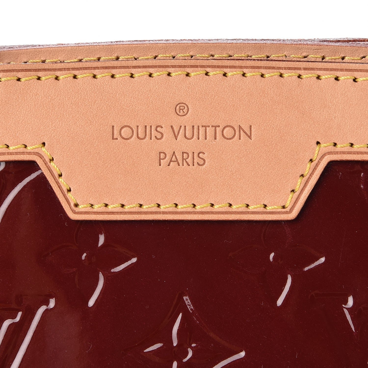 Louis Vuitton Vernis Brea MM Griotte 7 of 8