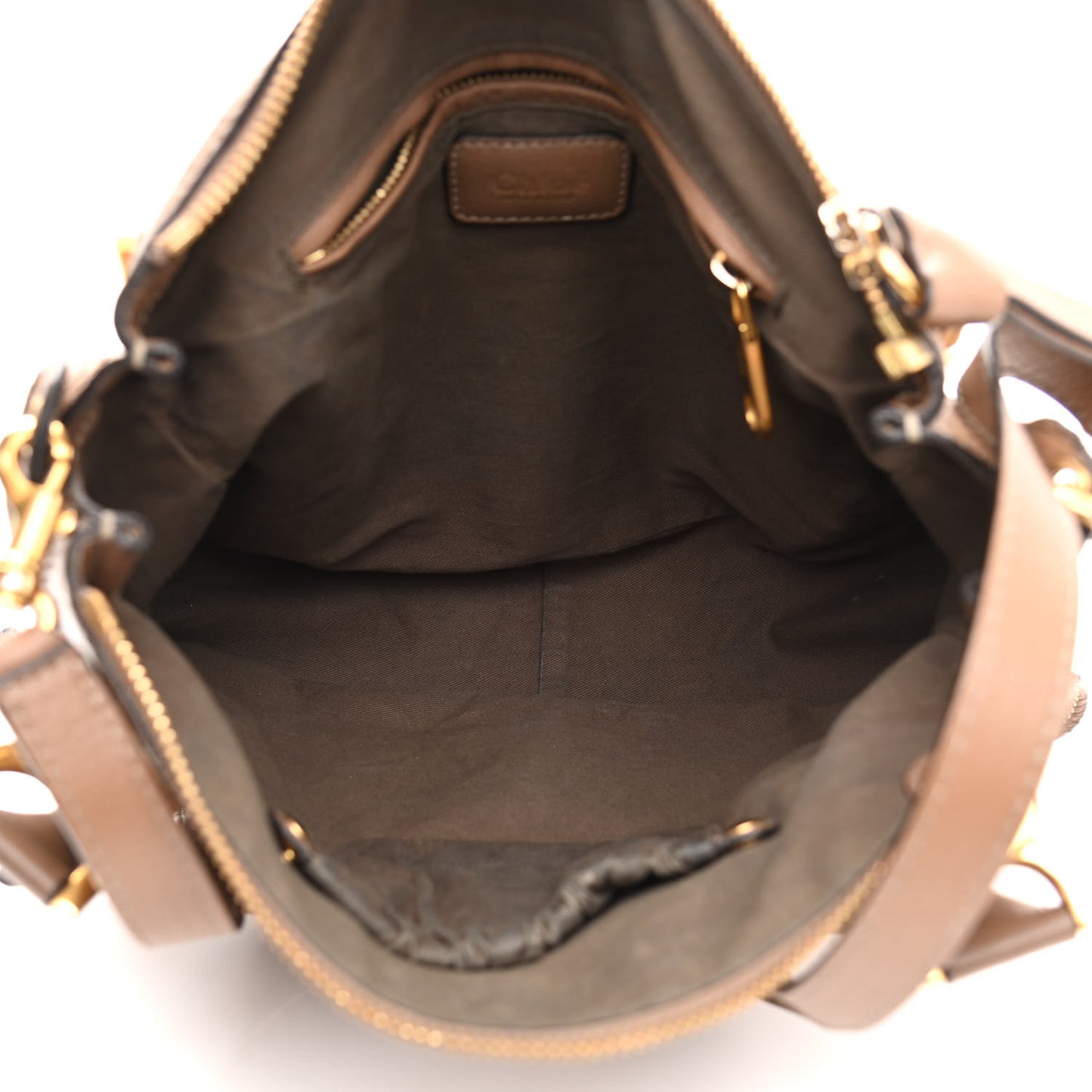 Calfskin Small Marcie Satchel Nut
