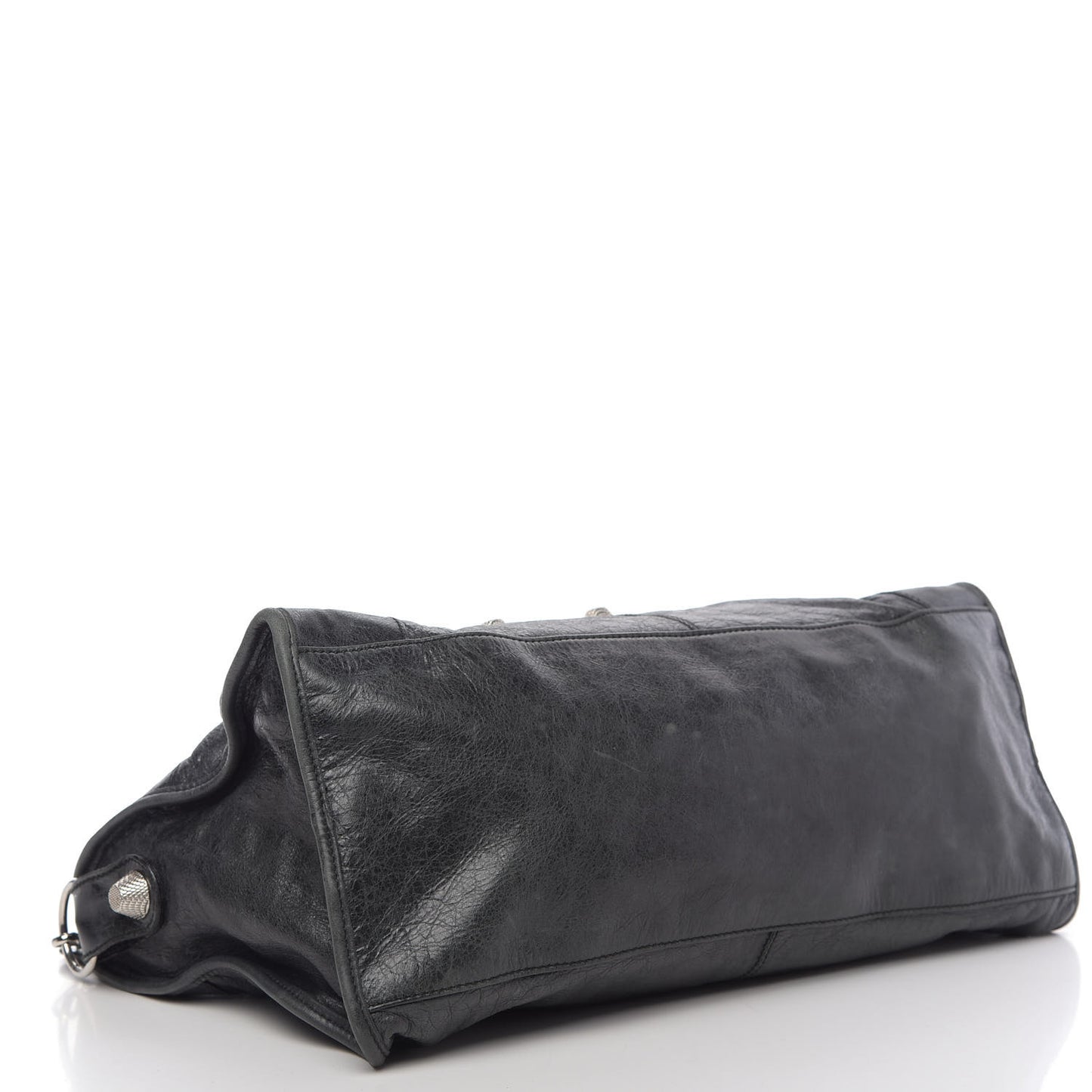 Agneau Giant 21 Silver Hardware Part Time Black