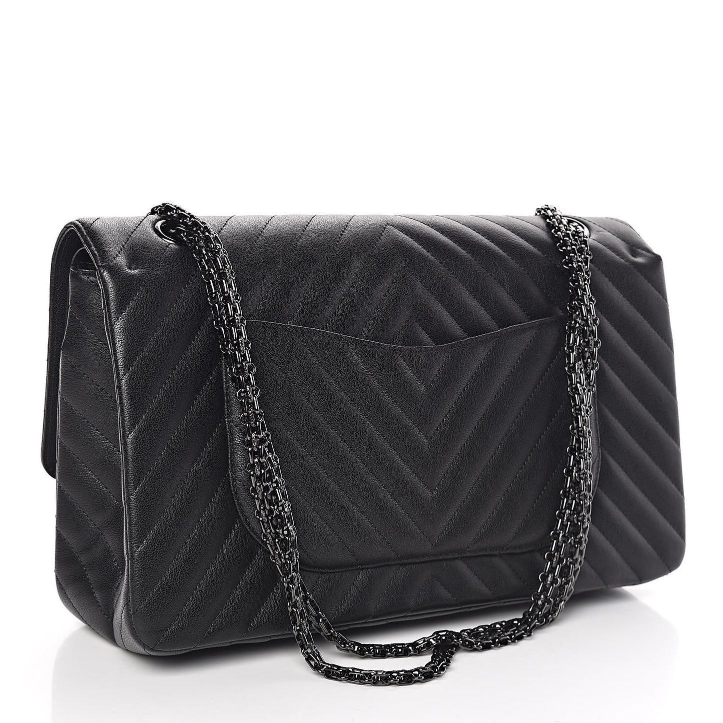 Sheepskin Chevron Quilted 2.55 Reissue 227 Flap So Black