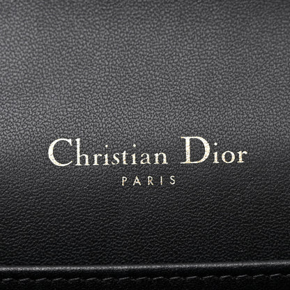 Christian Dior Lambskin Cannage Lady Dior Pouch Black 9 of 14