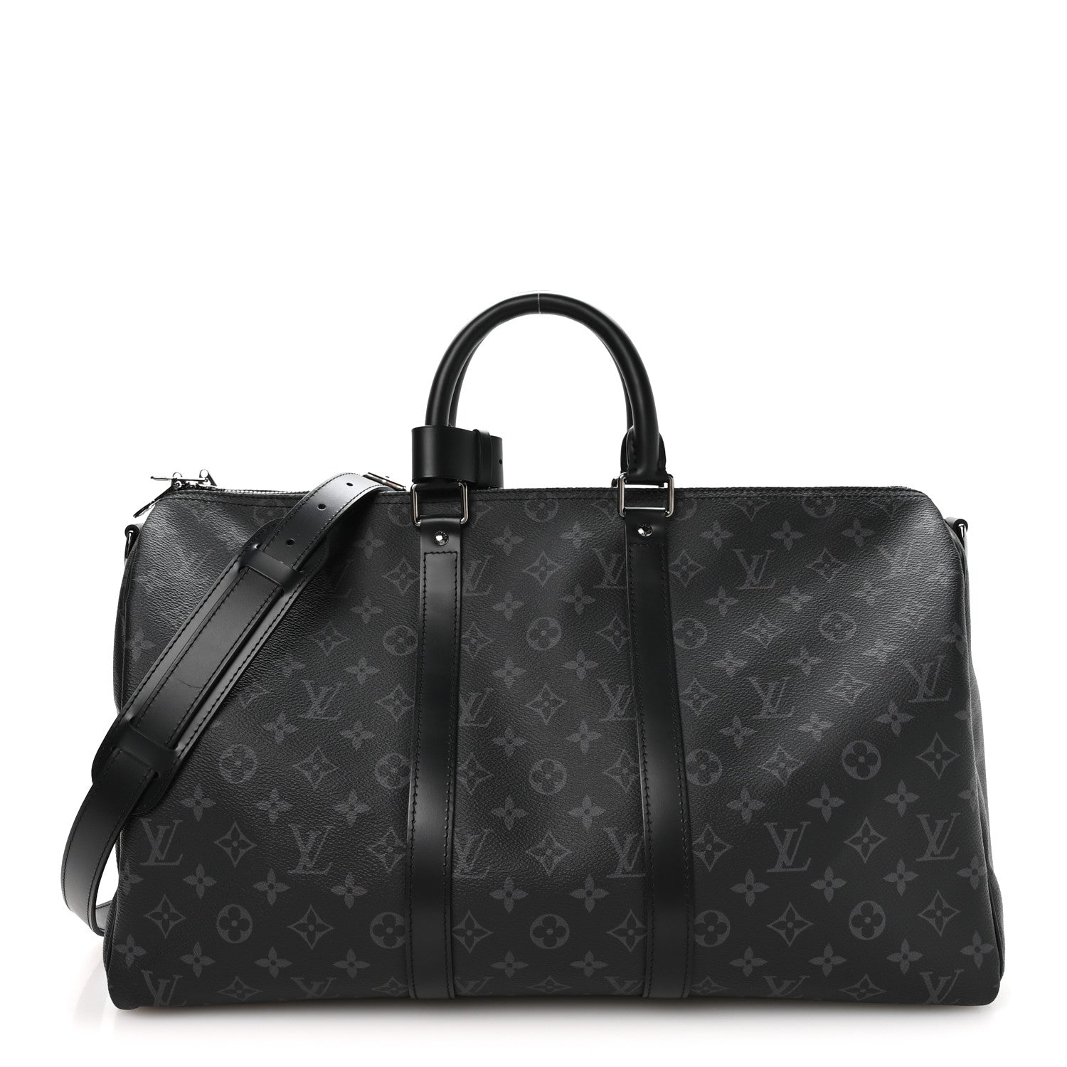 Louis Vuitton Monogram Eclipse Keepall Bandouliere 45 1 of 9