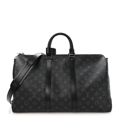 Louis Vuitton Monogram Eclipse Keepall Bandouliere 45 1 of 9