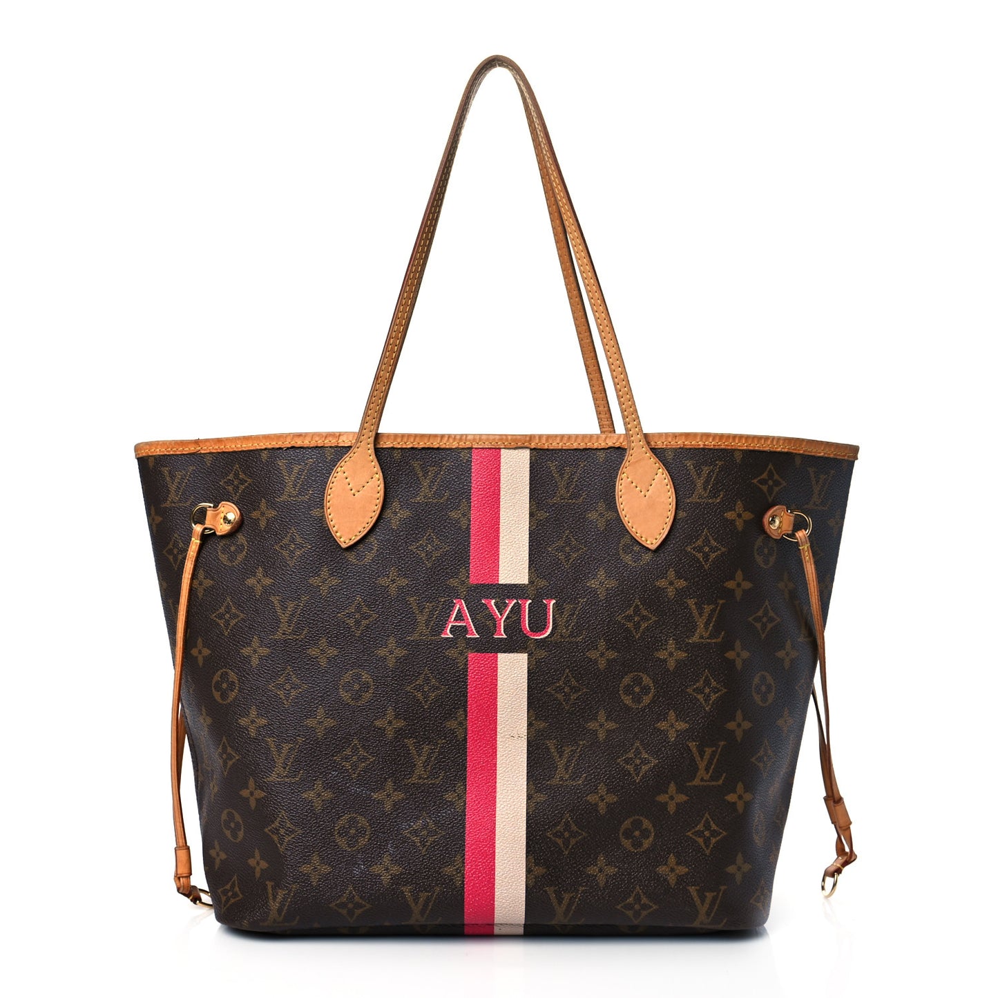 Monogram My LV Heritage Neverfull GM Fuchsia White
