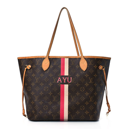 Louis Vuitton Monogram My LV Heritage Neverfull GM Fuchsia White 1 of 16