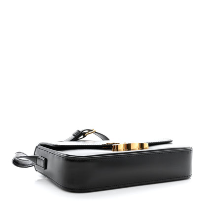 Celine Shiny Calfskin Triomphe Shoulder Bag Black 4 of 13