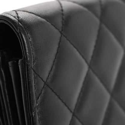 Chanel Lambskin Quilted CC Chic Gusset Wallet Black 17 of 18