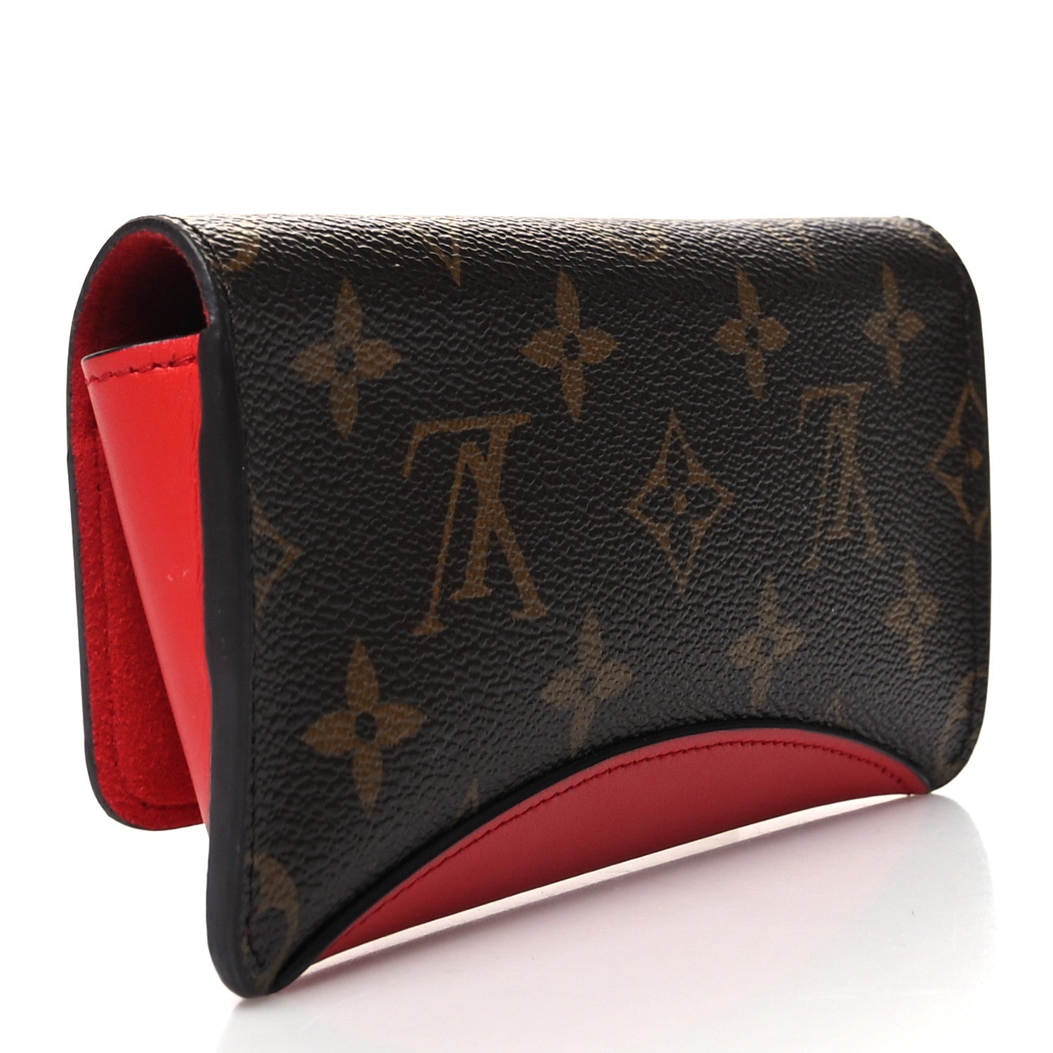 Louis Vuitton Monogram Woody Sunglass Case Rouge 3 of 10