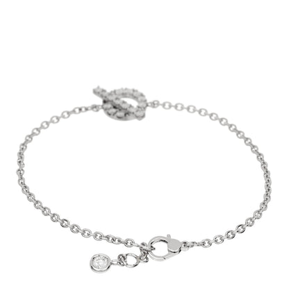 Hermes 18K White Gold Diamond Finesse Bracelet ST 2 of 4